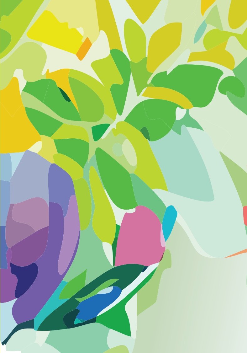 Abstract Bouquet cover