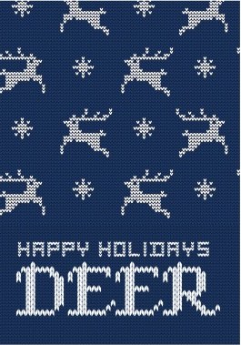 Happy Holidays, Deer cover