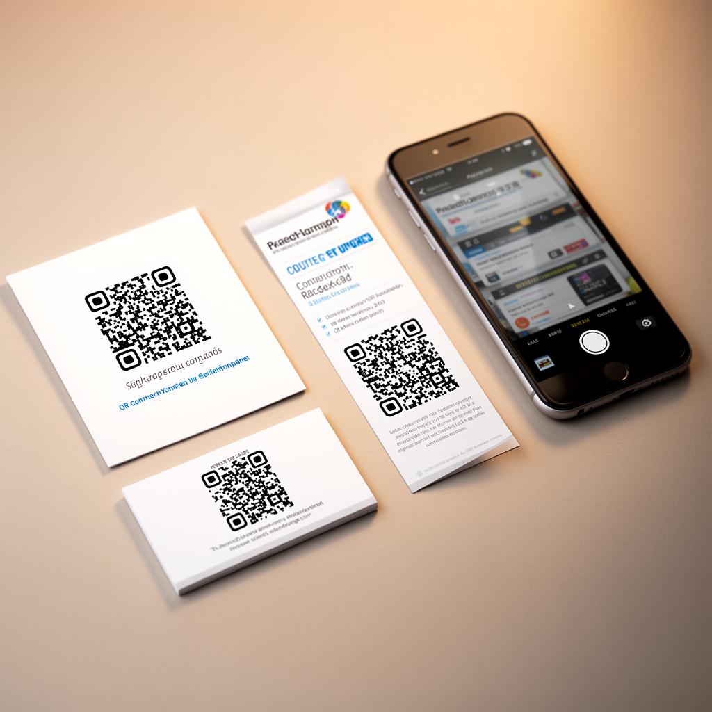 QR Connection Kit — printed pieces