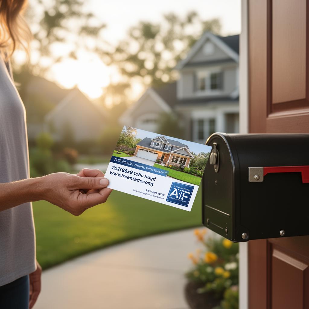 Postcards that land at the door.