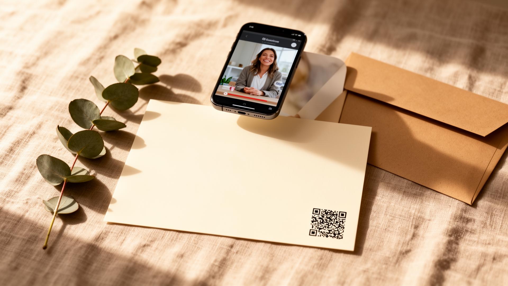 Scanning a VideoNote card