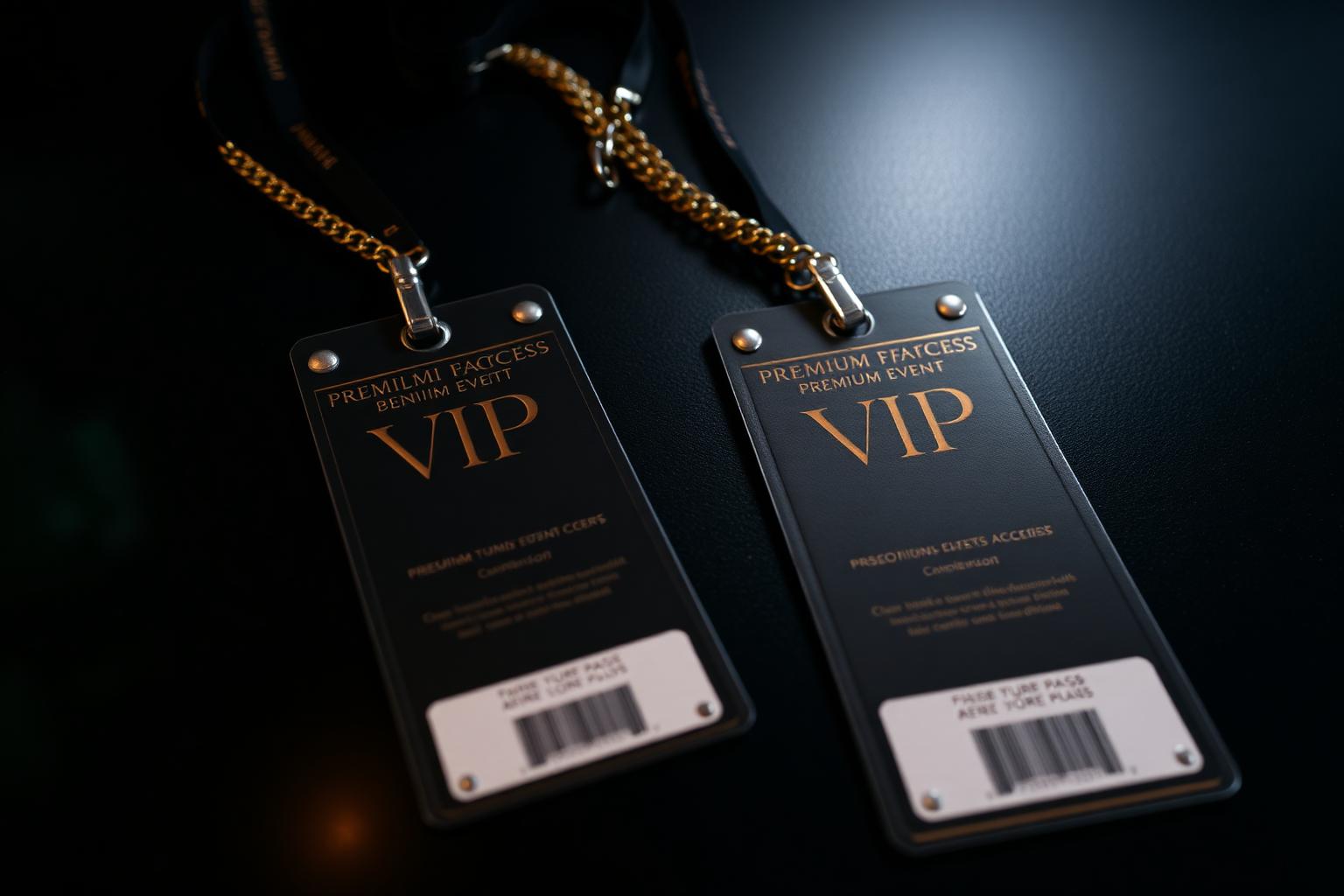 VIP Passes & Credentials
