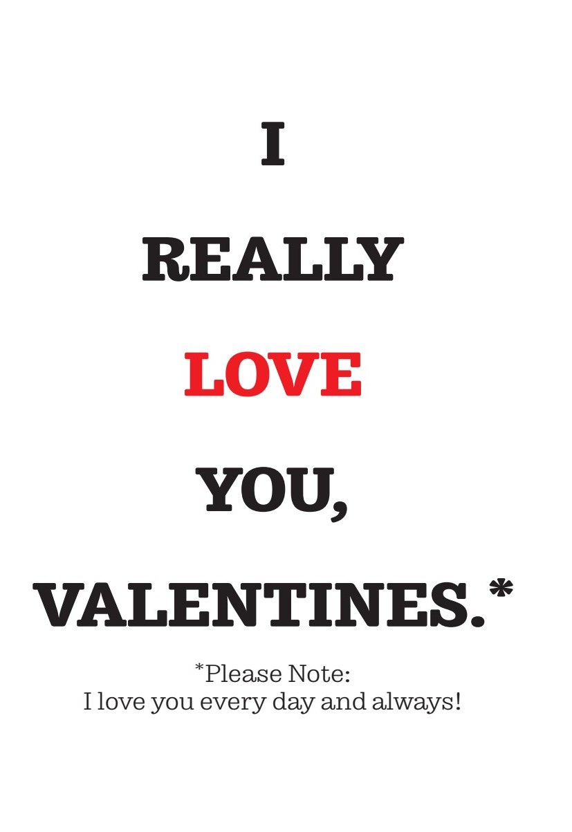 I Really Love You, Valentines cover